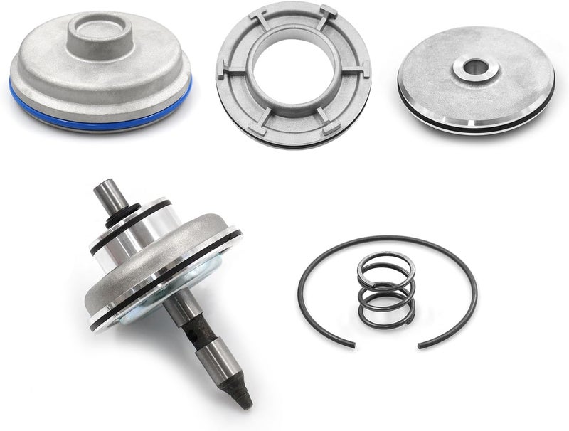 LVOUP High Performance Servo Piston Assembly with Cover & Snap Ring Compatible with Corvette 700R4 4L65E 4L70E 4L60E 1982-2014 Silver - Image 2